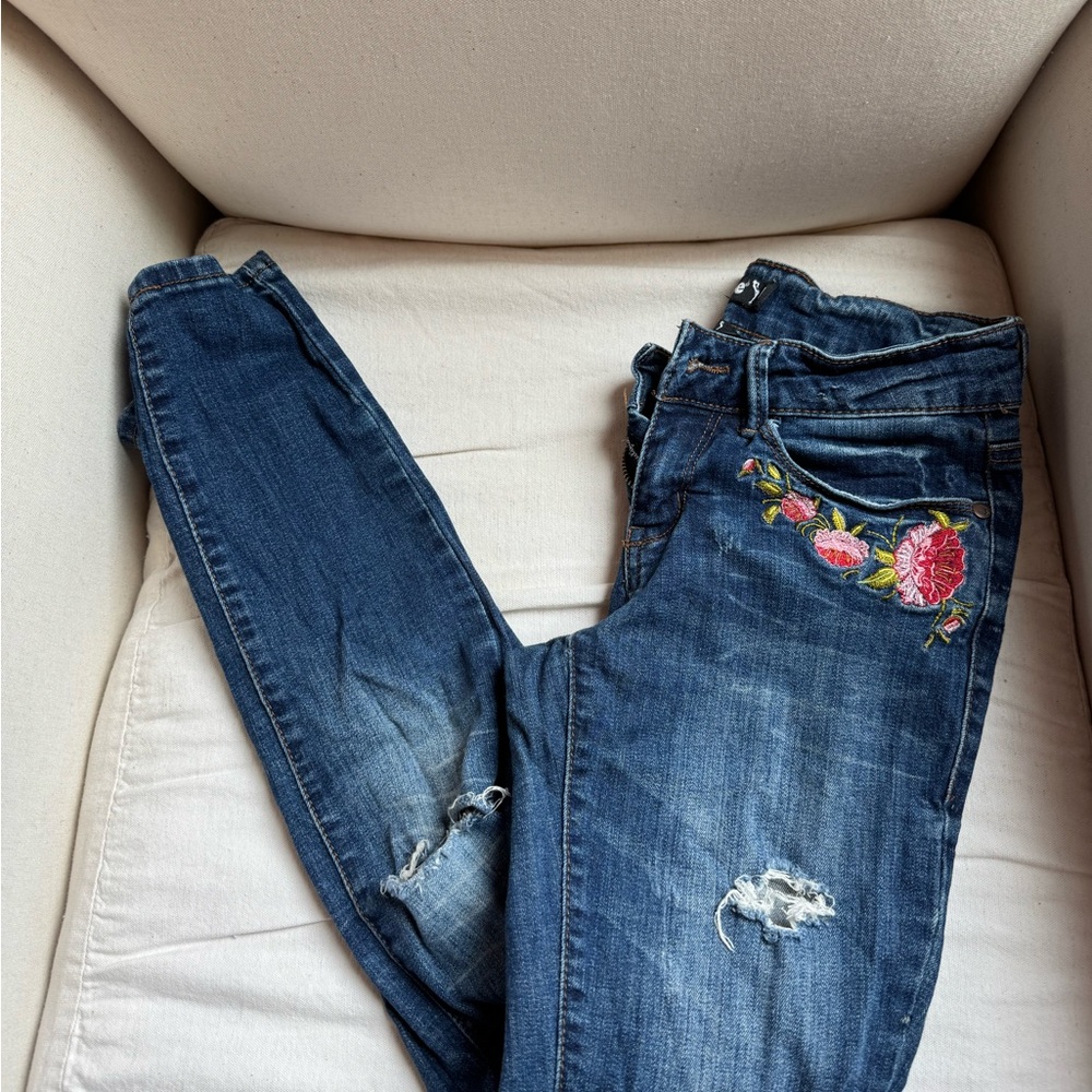 Dollhouse Blue Skinny Jeans